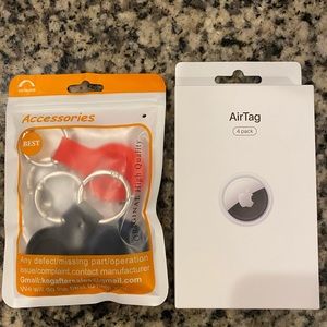 AirTag 4 pack with case covers